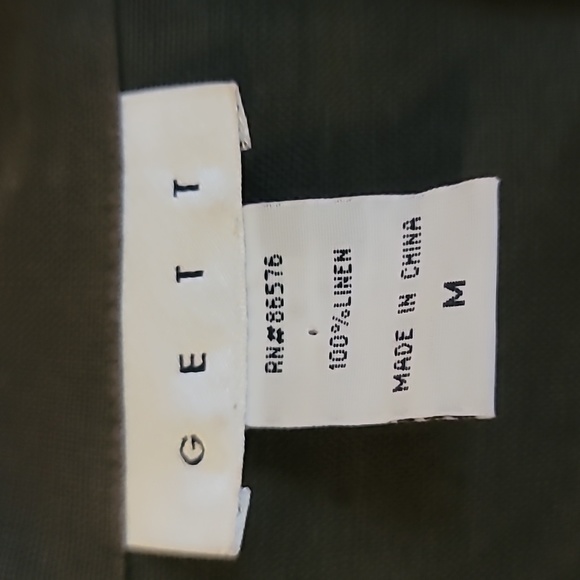 Vintage 90's Linen Brown Jacket. Classic Look - Picture 2 of 4